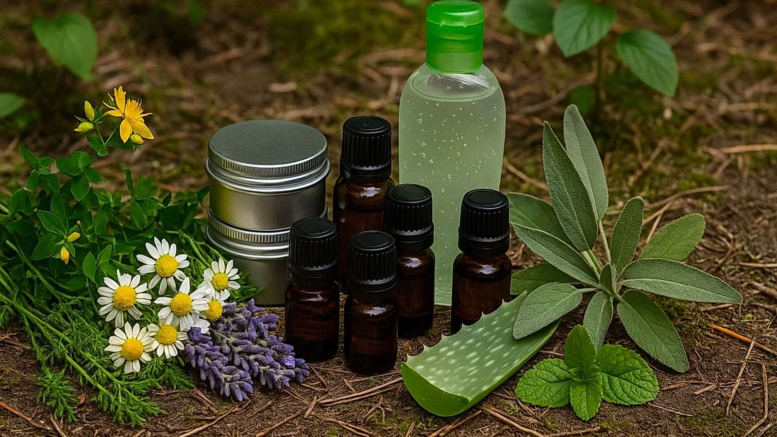 Kamp Yerinde Doğal İlk Yardım Bitkileri