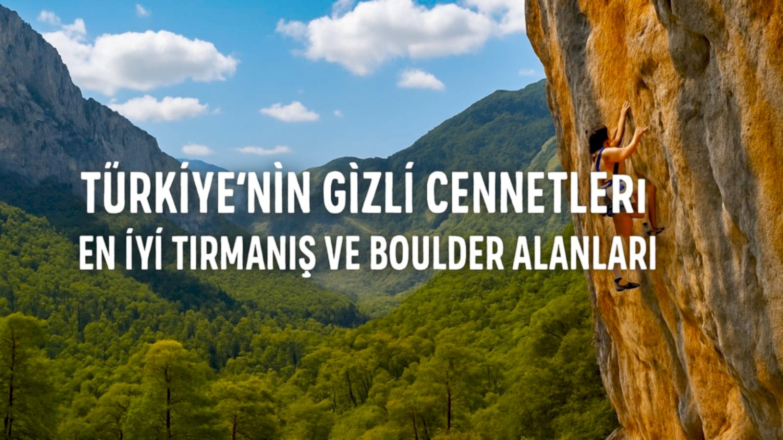 Türkiye'nin Gizli Cennetleri: En İyi Tırmanış ve Boulder Alanları